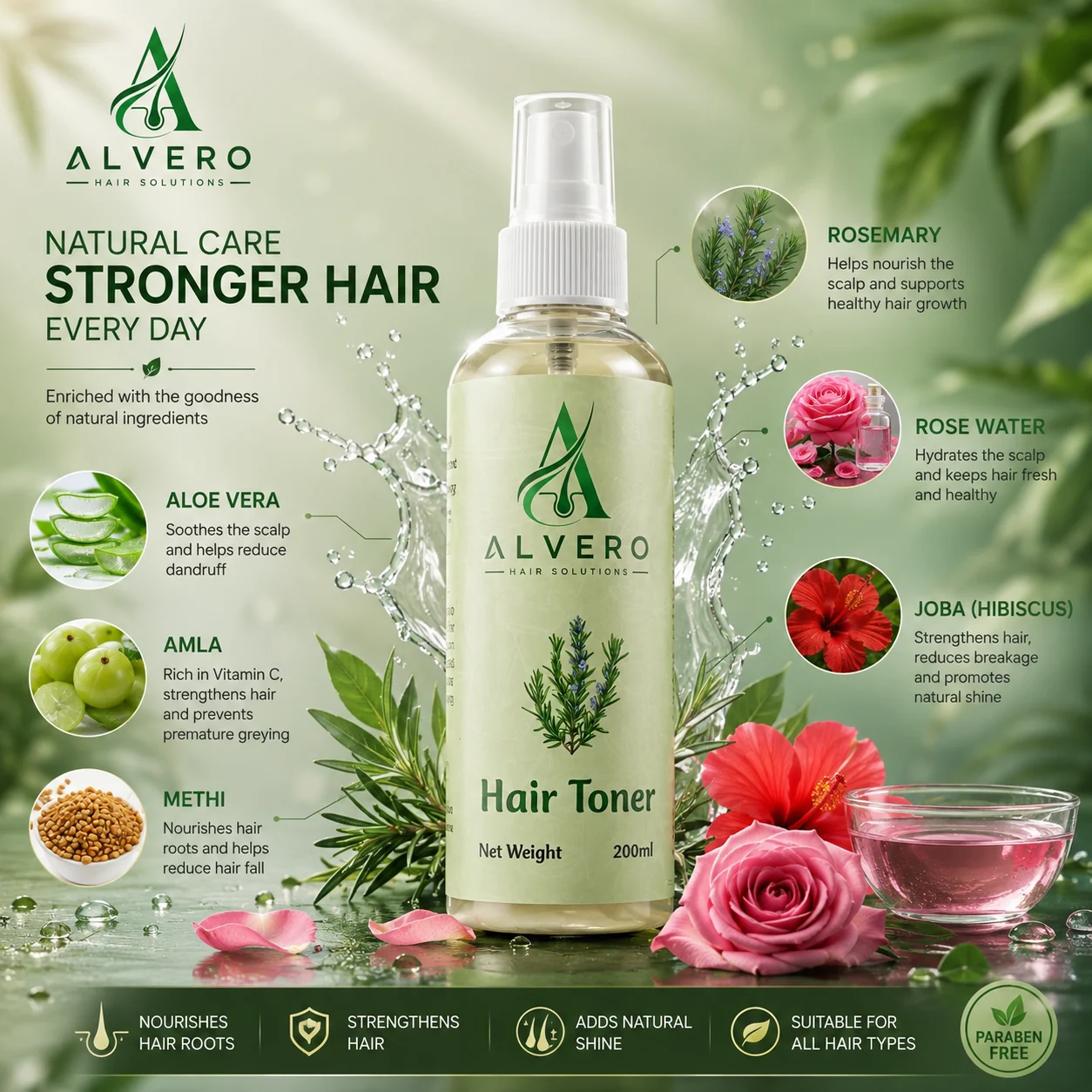 Alvero Hair Toner — 200ml